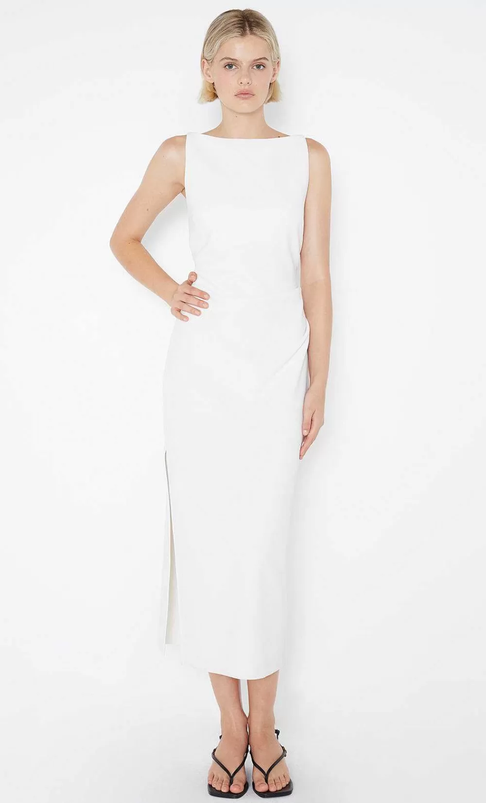 Women BEC + BRIDGE Midi Dresses-Be Mine Tuck Dress