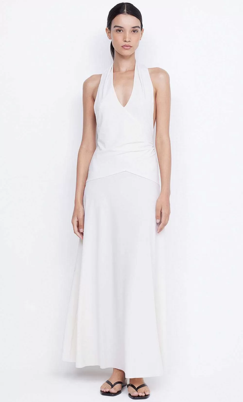 Women BEC + BRIDGE Gowns-Blanche Halter Maxi Dress