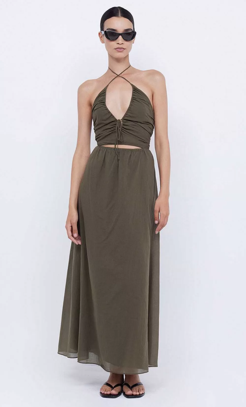 Women BEC + BRIDGE Maxi Dresses-Calypso Halter Maxi Dress
