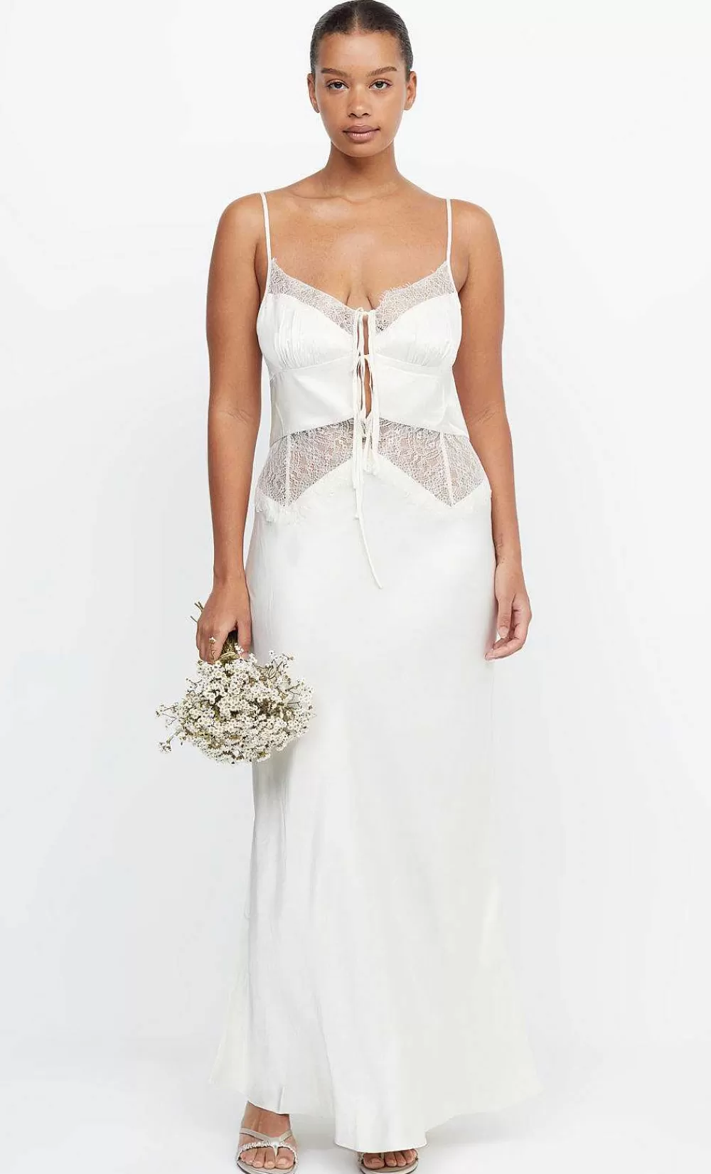 Women BEC + BRIDGE Gowns-Celine Tie Maxi Dress