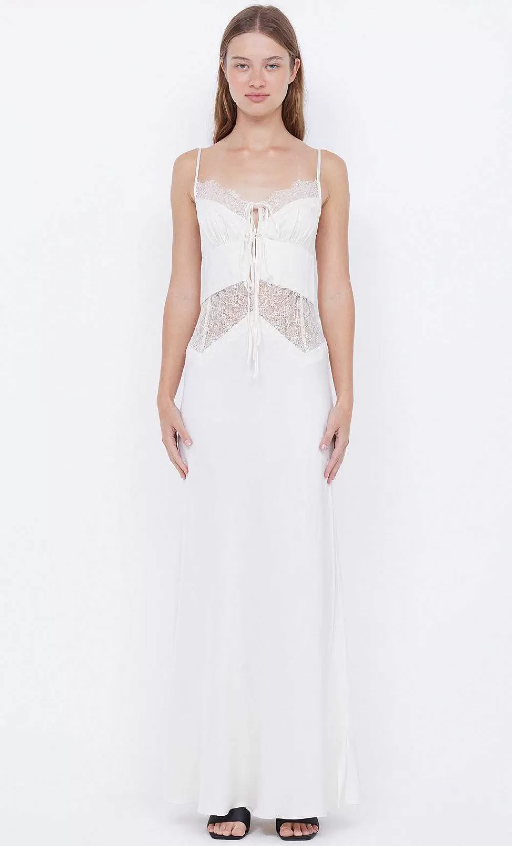 Women BEC + BRIDGE Maxi Dresses-Celine Tie Maxi Dress