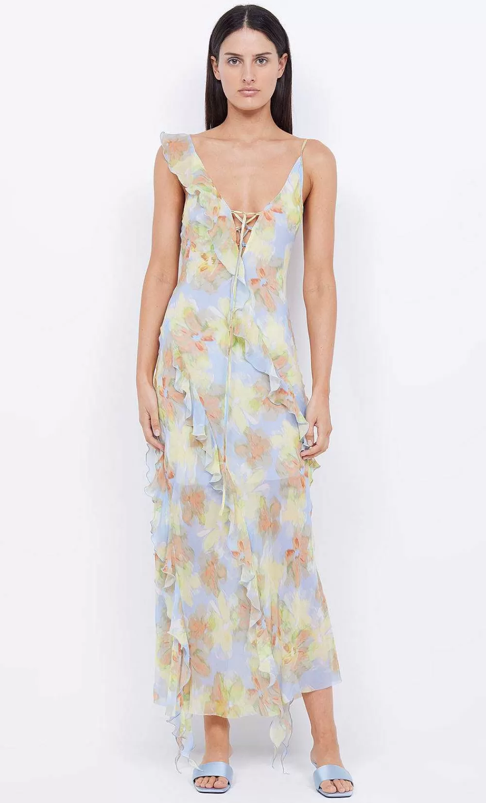 Women BEC + BRIDGE Wedding Guest-Courtney Frill Maxi Dress