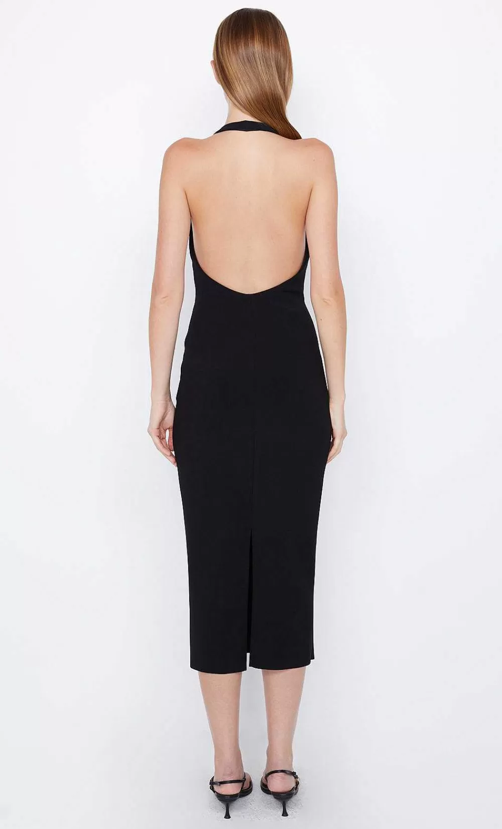 Women BEC + BRIDGE Midi Dresses-Elvie Halter Midi Dress