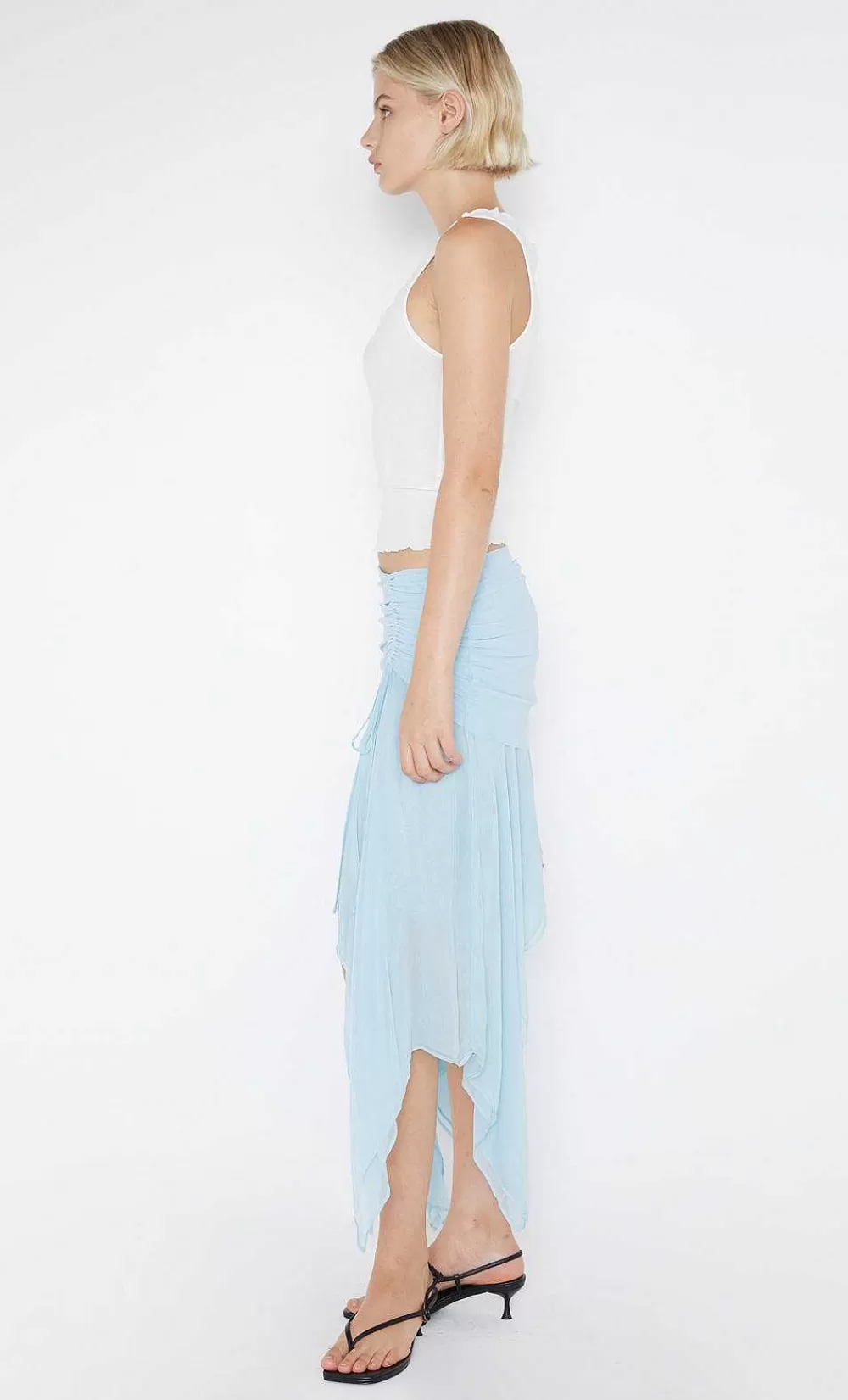Women BEC + BRIDGE Skirts-Elzette Asym Midi Skirt