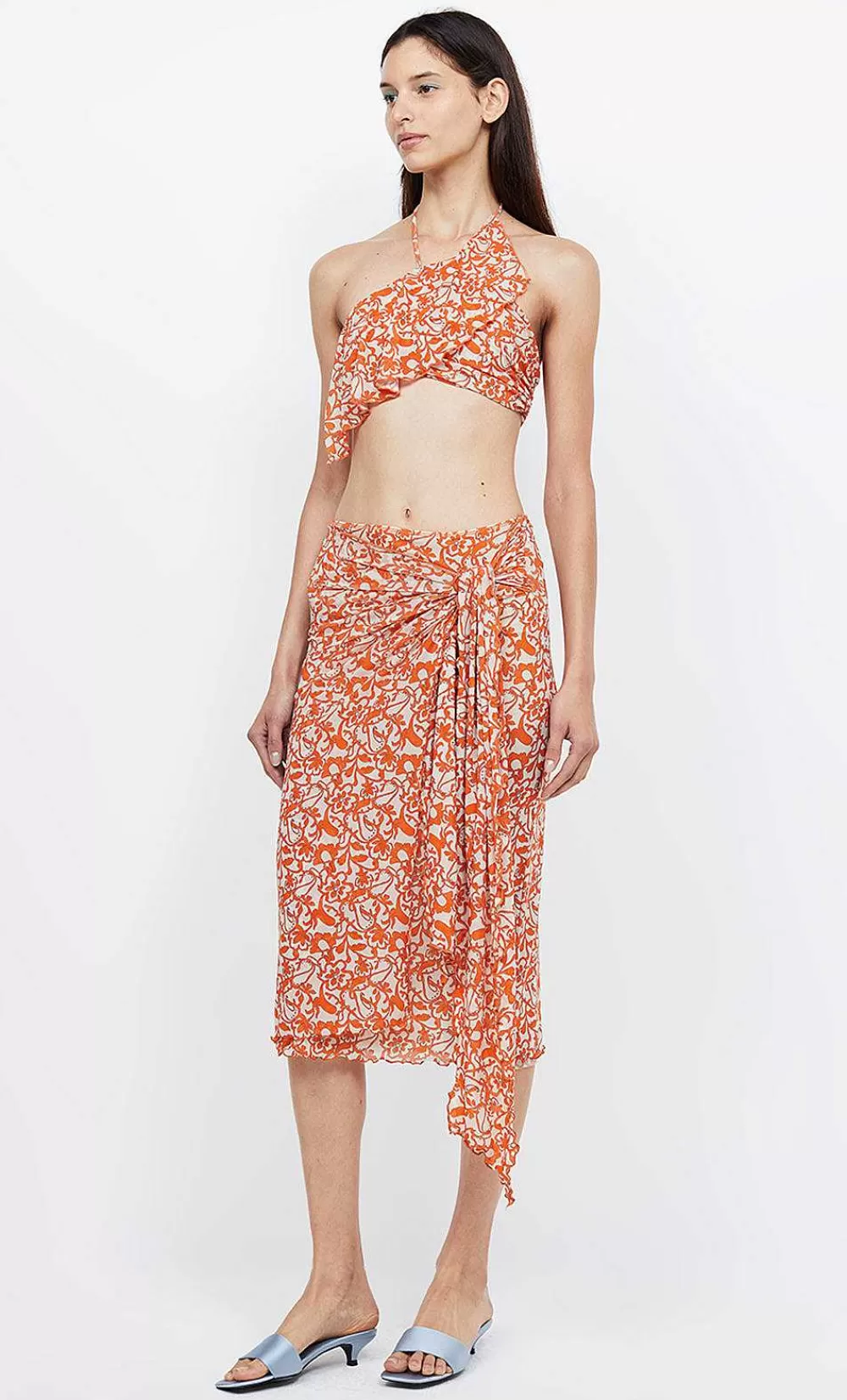 Women BEC + BRIDGE Cropped-Firefly Halter Crop Top