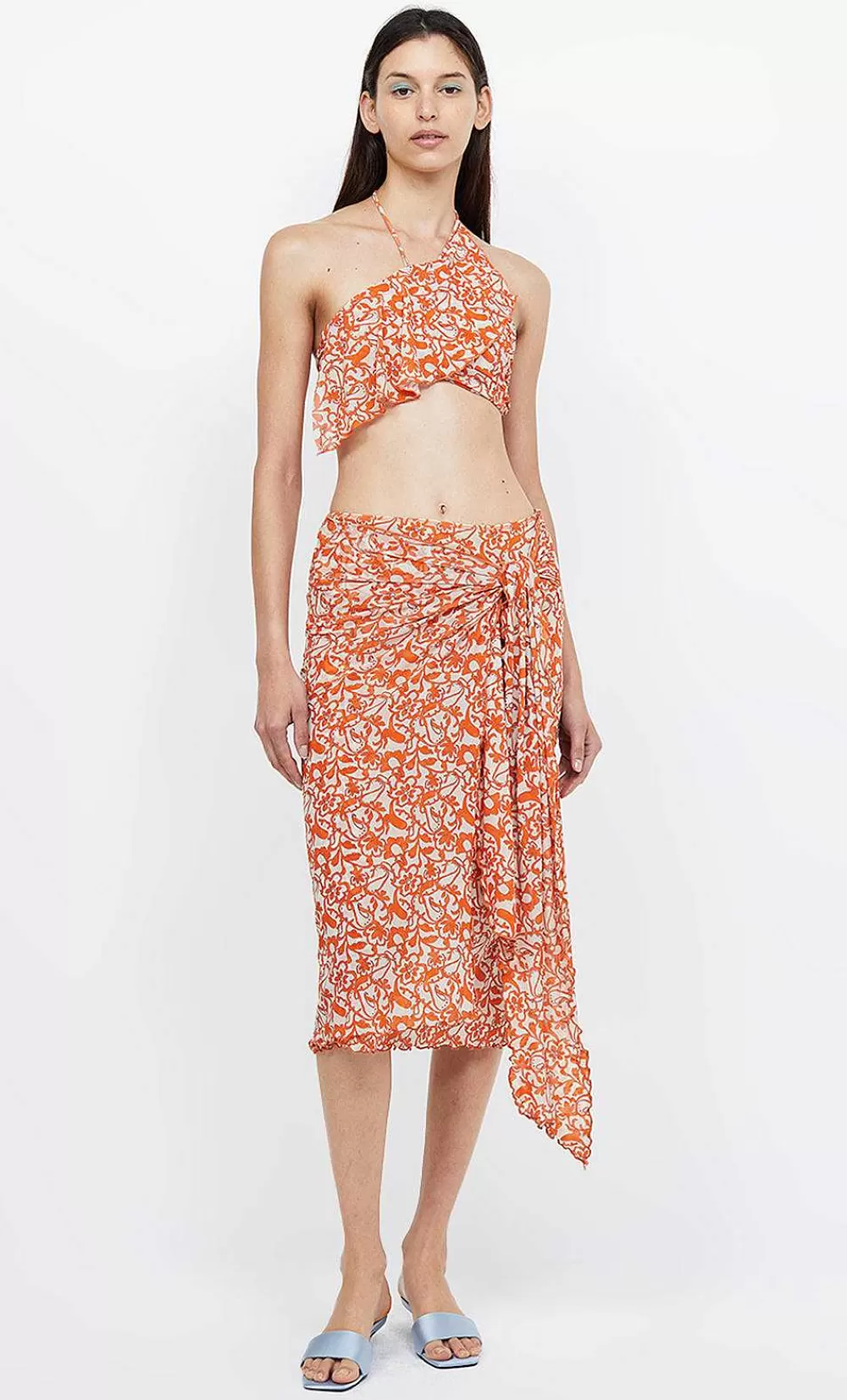 Women BEC + BRIDGE Skirts-Firefly Wrap Midi Skirt