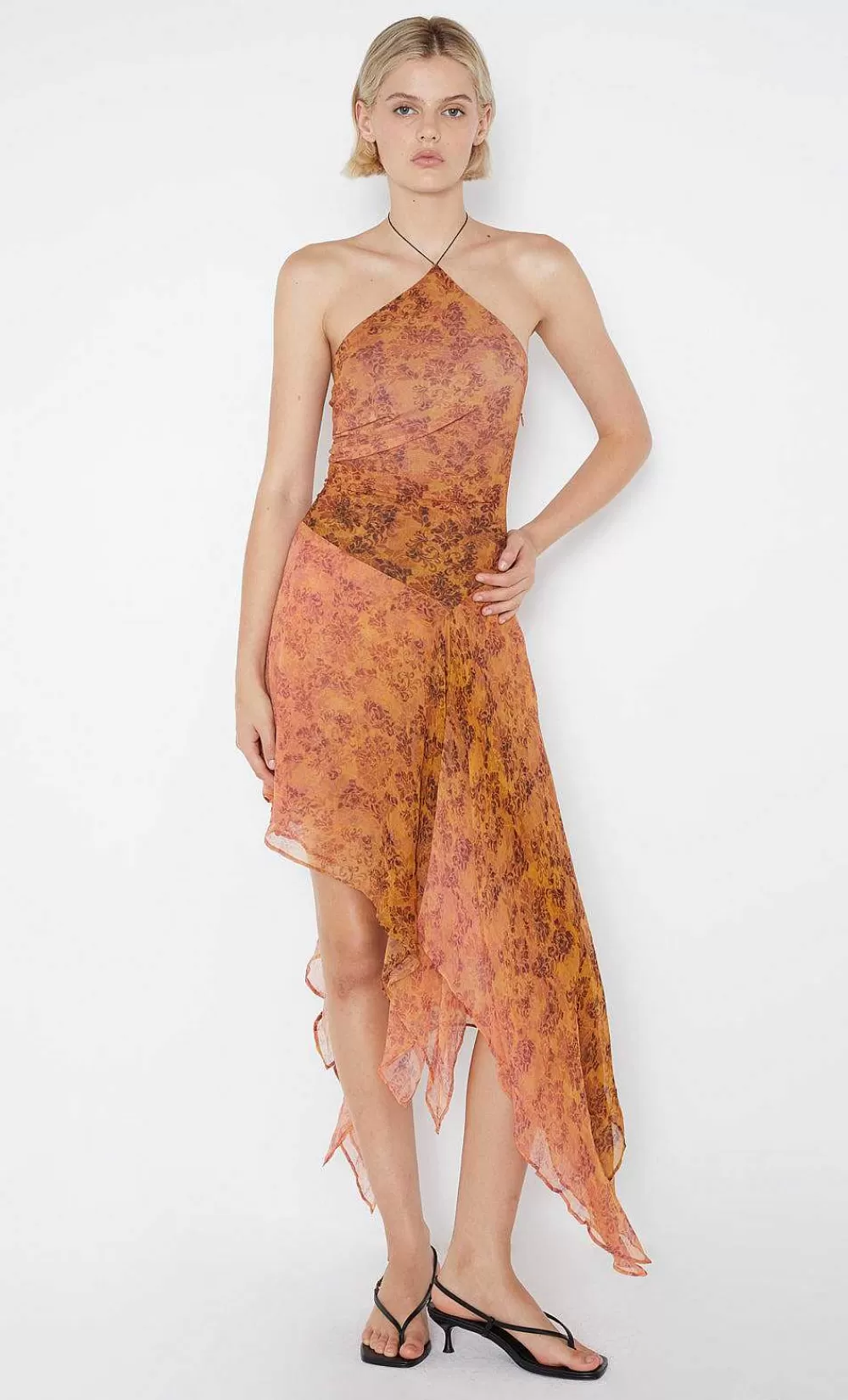 Women BEC + BRIDGE Wedding Guest-Fleur De Lis Halter Dress