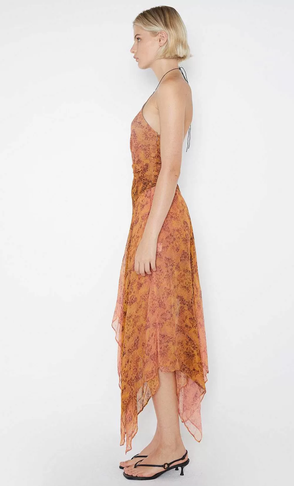 Women BEC + BRIDGE Midi Dresses-Fleur De Lis Halter Dress