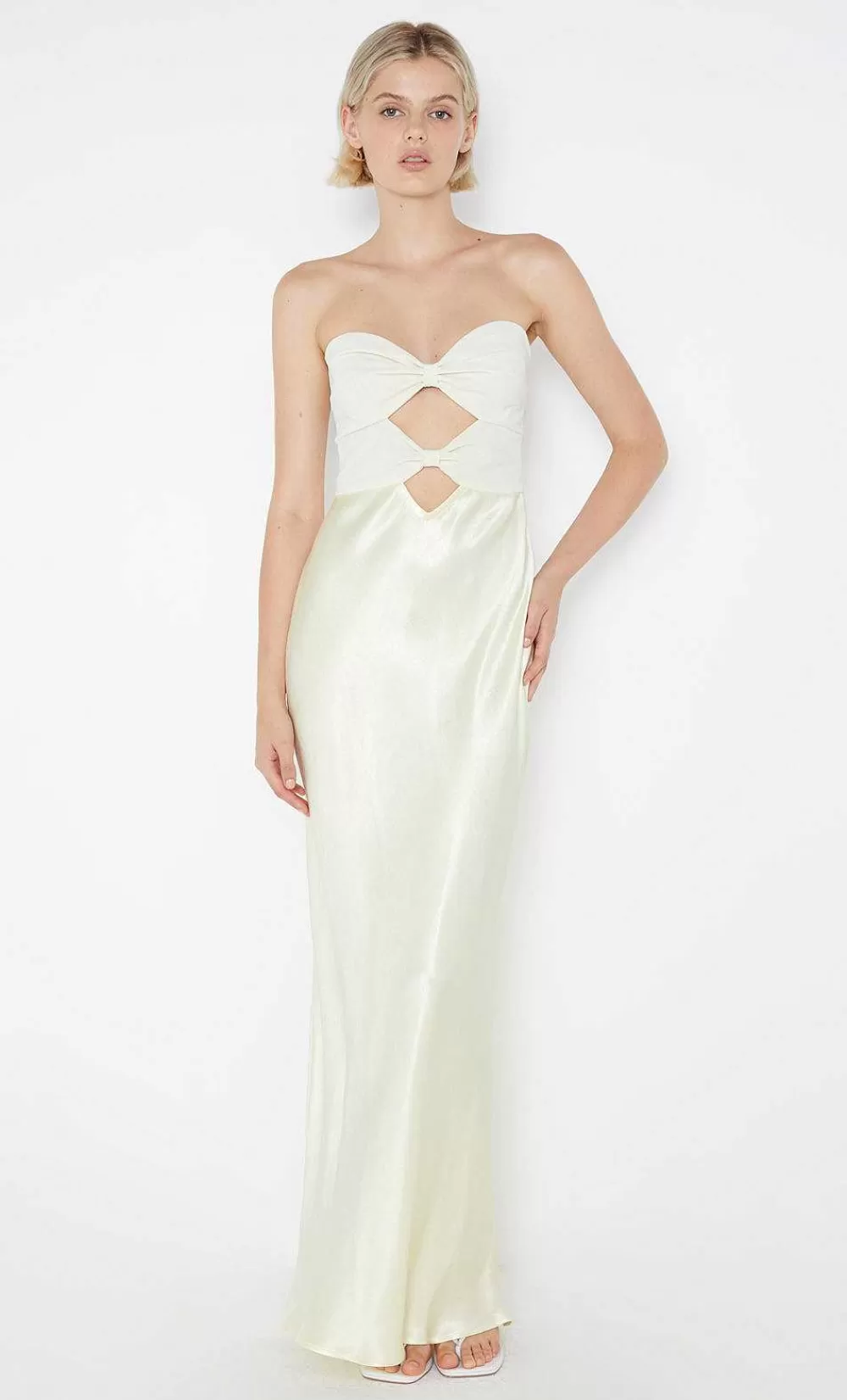 Women BEC + BRIDGE Bridesmaid Dresses-Halle Strapless Dress