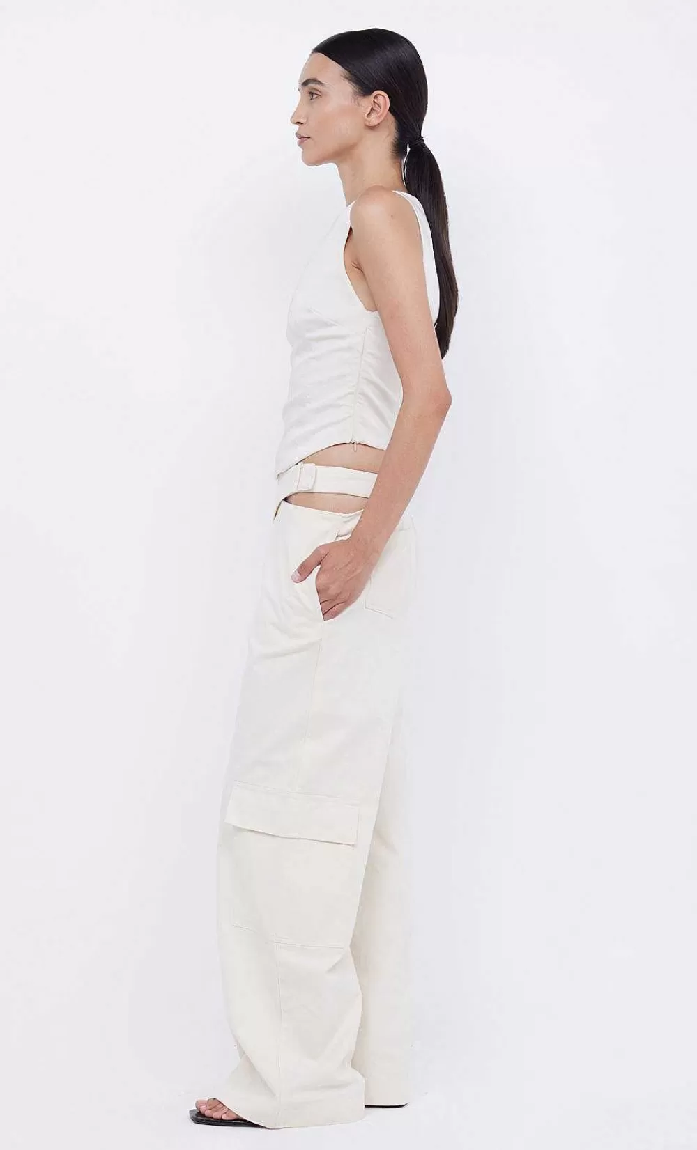 Women BEC + BRIDGE Sleeveless-Jones Boatneck Top
