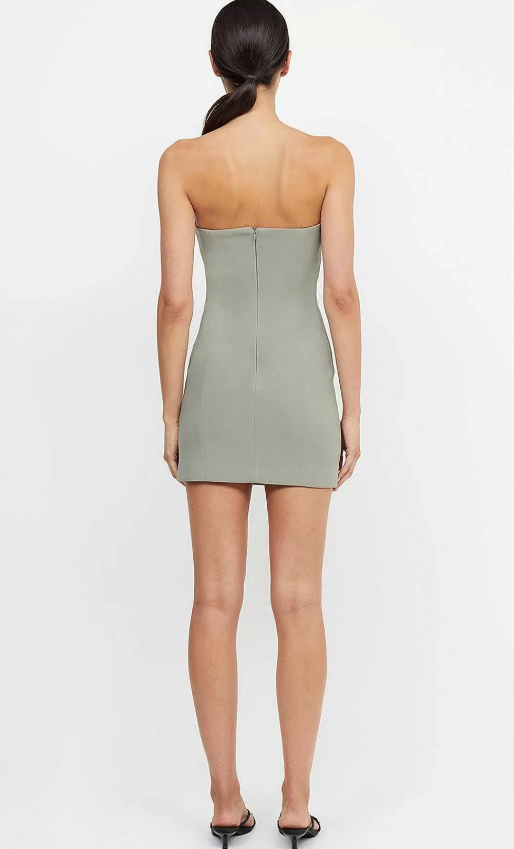 Women BEC + BRIDGE Mini Dresses-Karina Strapless Split Mini Dress