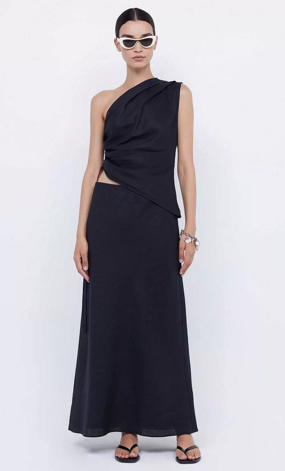 Women BEC + BRIDGE Sleeveless-Lara Asym Top