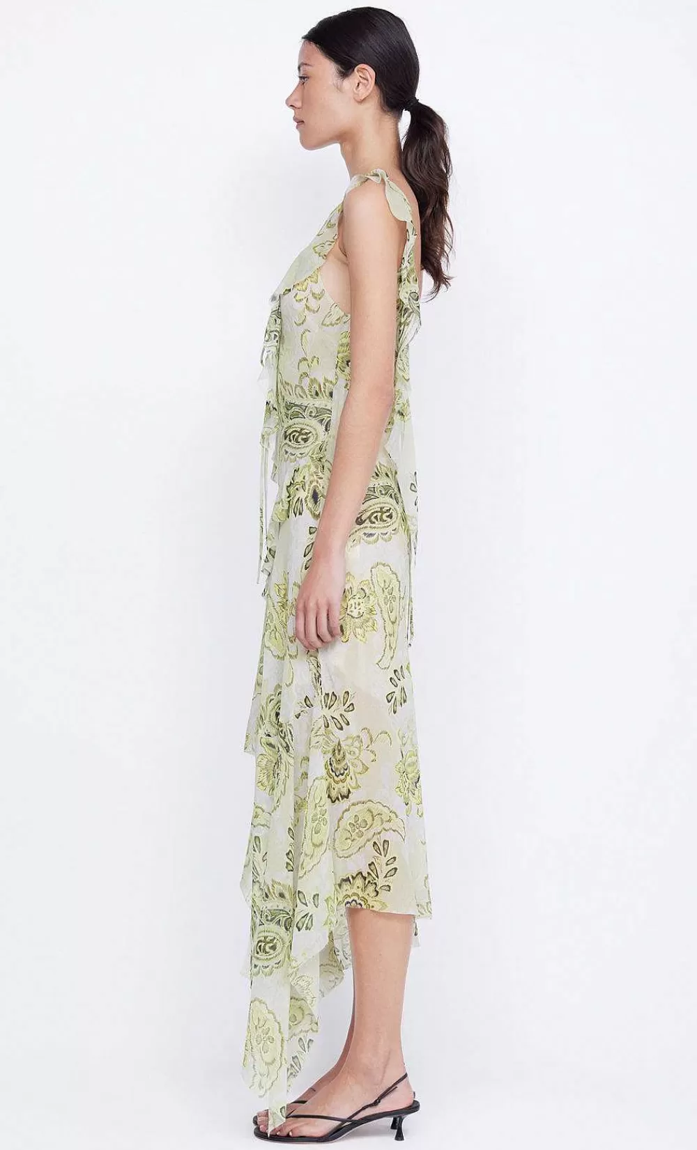 Women BEC + BRIDGE Midi Dresses-Lylou Frill Dress