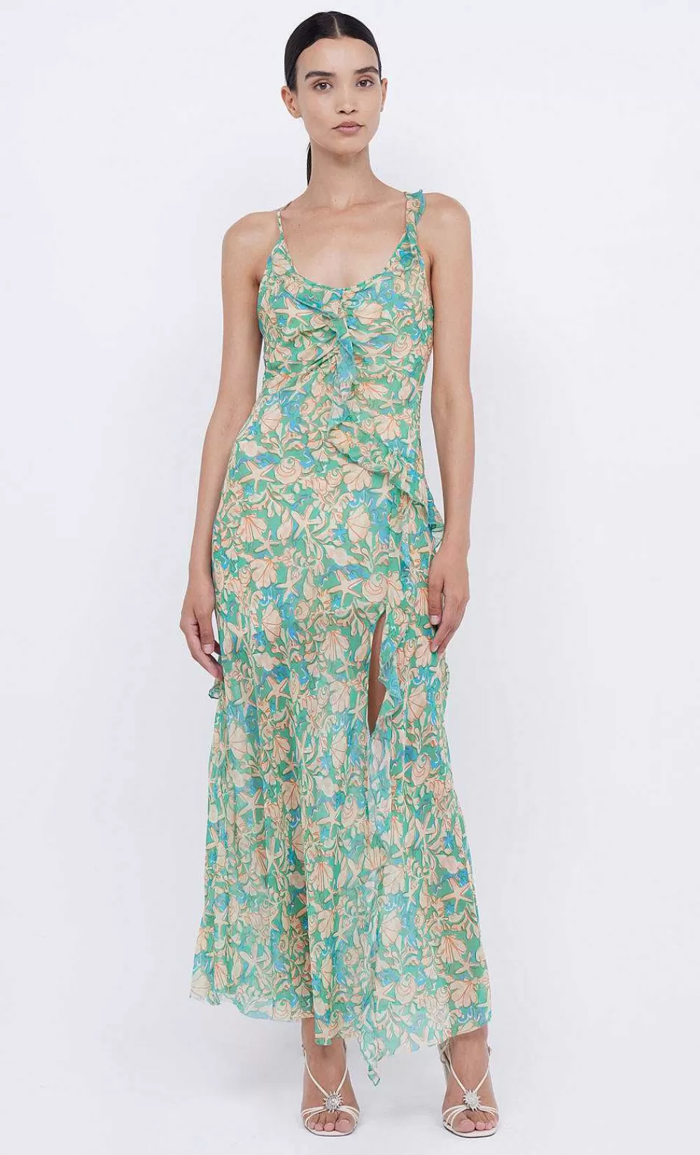 Women BEC + BRIDGE Wedding Guest-Oasis Frill Maxi Dress