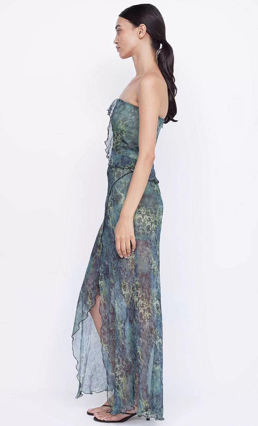Women BEC + BRIDGE Wedding Guest-Opal Strapless Maxi Dress