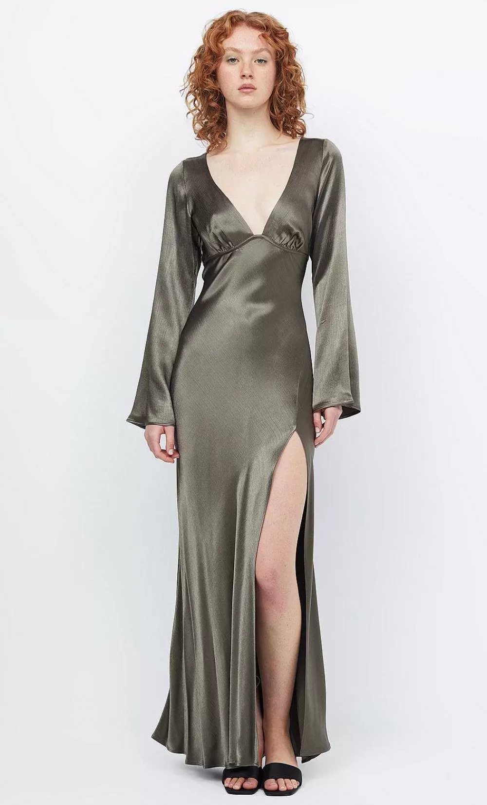 Women BEC + BRIDGE Wedding Guest-Ren Long Sleeve Maxi Dress