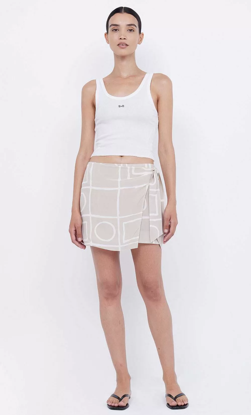 Women BEC + BRIDGE Sets-Salma Wrap Mini Skirt