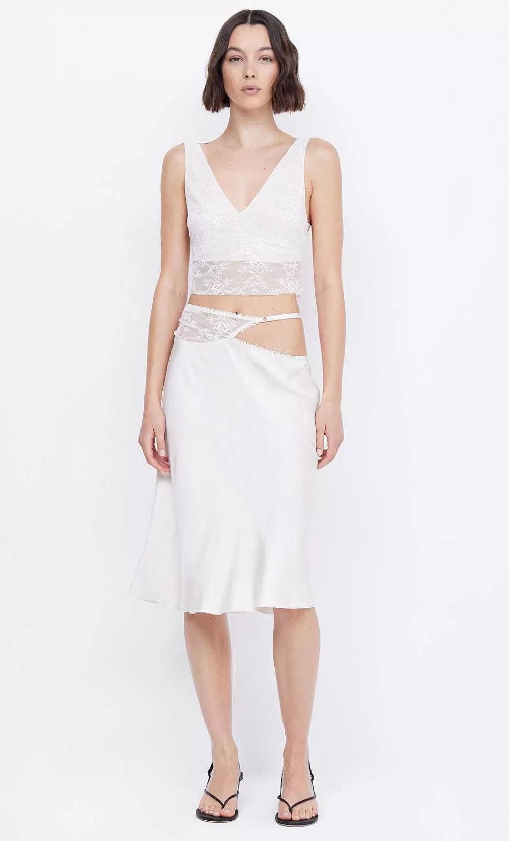 Women BEC + BRIDGE Sets-Santal Asym Midi Skirt