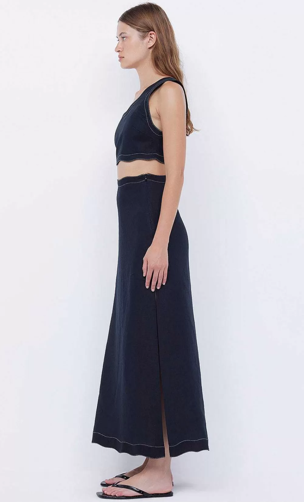 Women BEC + BRIDGE Cropped-Tallulah Asym Crop Top